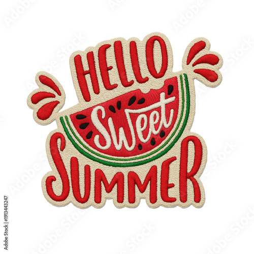 hello sweet summer batch embroidery design