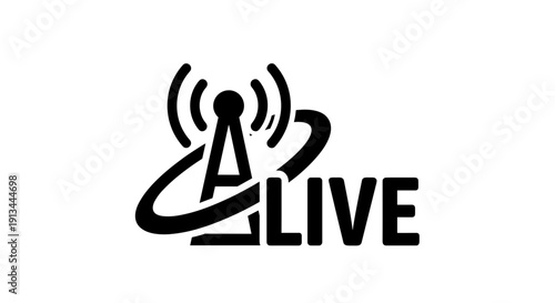 Live TV Streaming Logo Design.