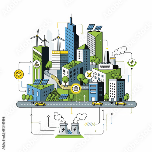 Sustainable City with Renewable Energy
