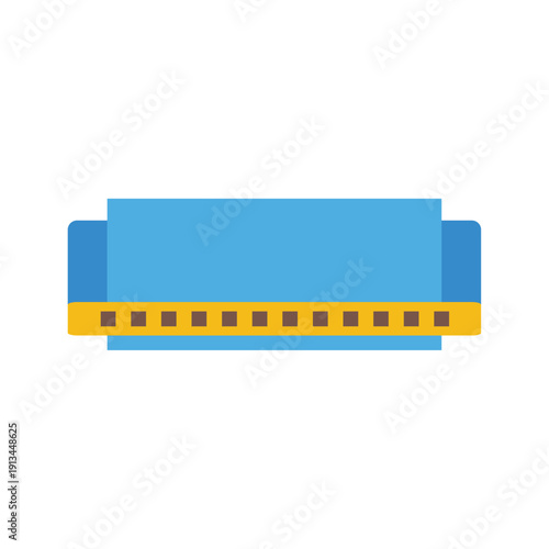 Vector illustration of blue film roll