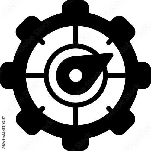 performance glyph icon