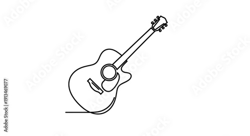 Turntable Vinyl Record Player Outline Icon on Isolated White Background