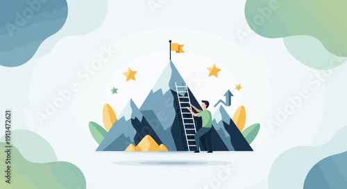 Reaching the Summit A Symbol of Success, Achievement, and the Journey to the Top
