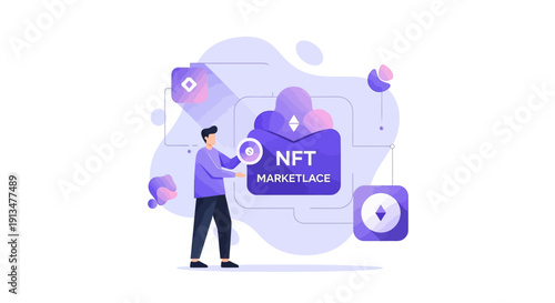 NFT Marketplace Online Platform for Digital Asset Trading and Investment