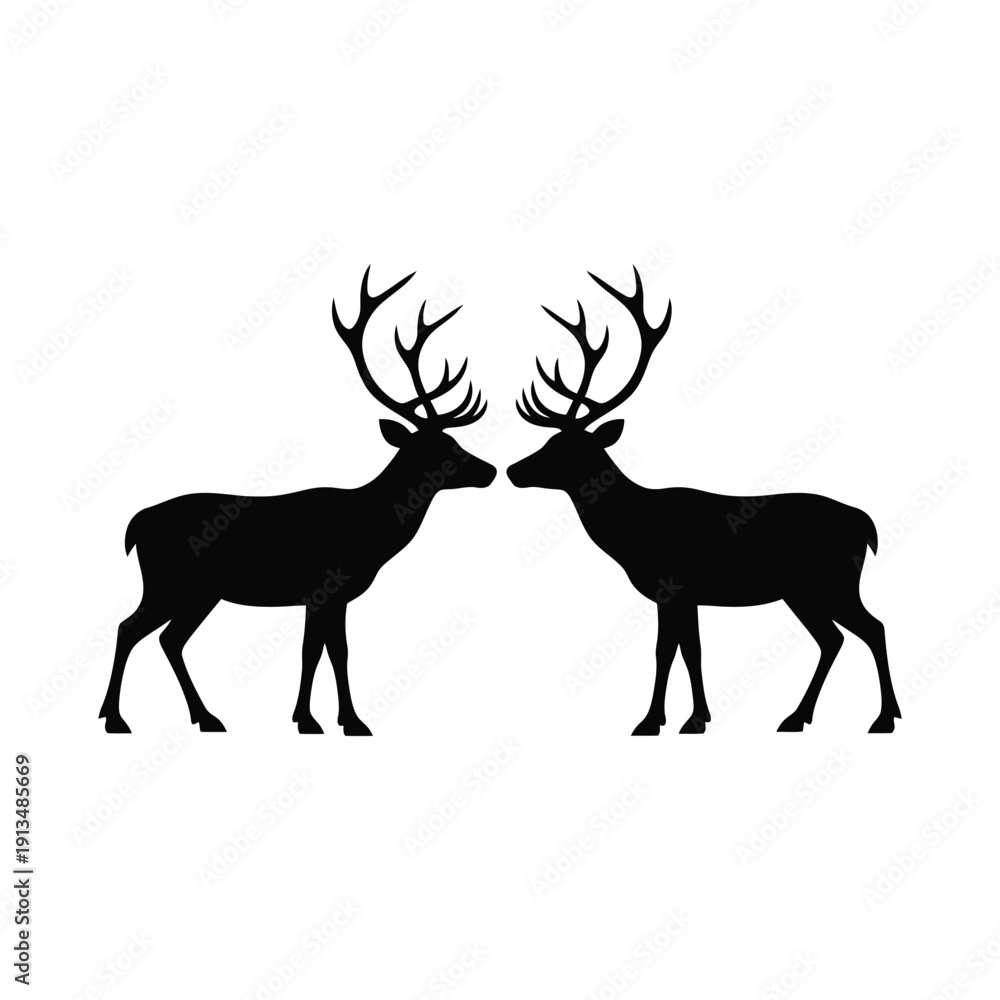 Fototapeta premium Whimsical Wild Fair Scene Vector Illustration with Animals and Nature Elements