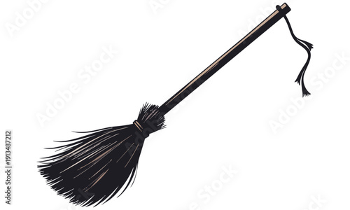 シルエット【ほうき】