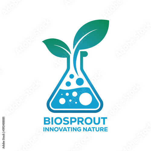Biosprout innovative nature science logo