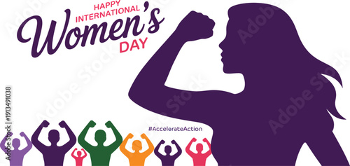Womens Day Celebration Silhouette