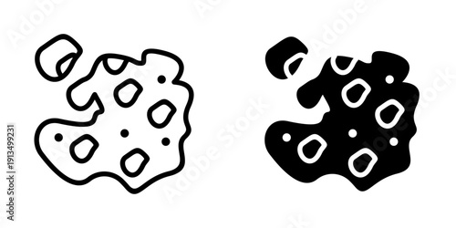 Melanoma icon, element icon for cancer diagnosis, Design Branding, Print, and Digital Media