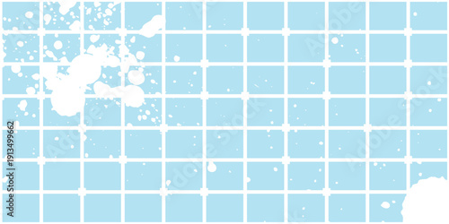 wall tile ceramic for architecture background, tiled floor bathroom light blue pastel color, vector modern.