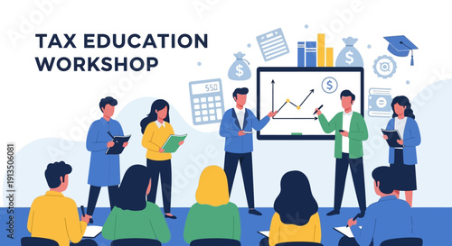 People Attend Tax Education.