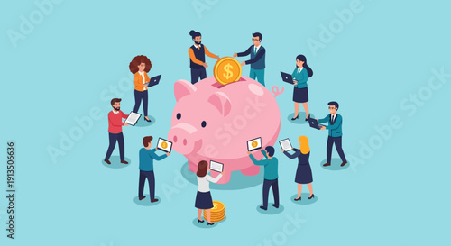 People Saving Money Together.