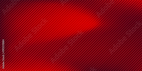 Vibrant red striped texture with subtle shadow depth and glossy effect, ideal for contemporary digital designs.