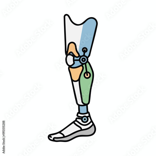 Illustration of a Prosthetic Limb