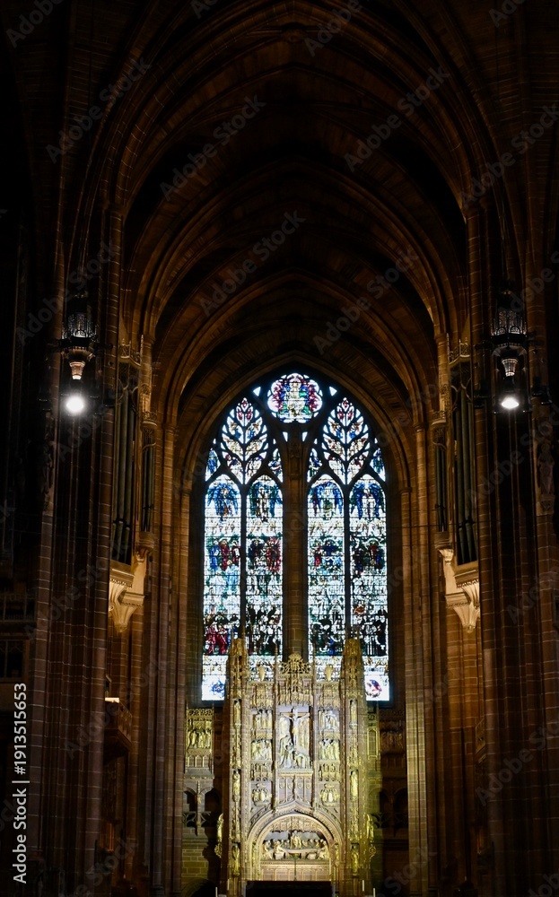Fototapeta premium Liverpool Cathedral in Liverpool, UK