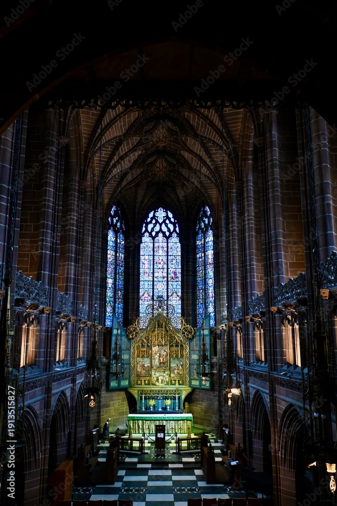 Fototapeta premium Liverpool Cathedral in Liverpool, UK
