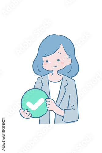 ビジネスで使える人物のシンプルイラスト