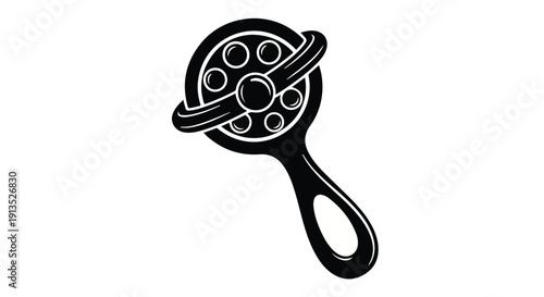 spoon on white background