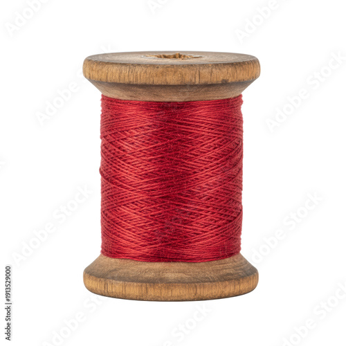 Wallpaper Mural Vintage wooden spool with red thread Torontodigital.ca