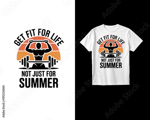 Gym vector t shirt design 