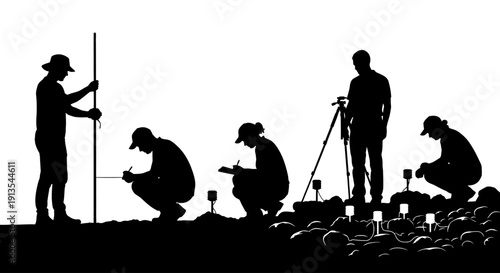 Archaeologists excavate ancient site with precision and care using various techniques and tools