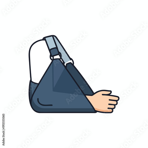 Supportive Arm Sling Brace for Fracture or Injury Recovery