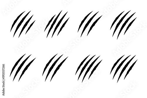 Simple Black Claw Marks