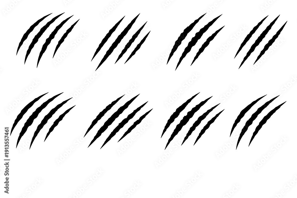 Obraz premium Simple Claw Marks Design