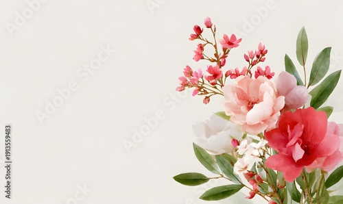 Bruid achtergrond bloemen