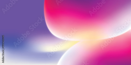 Abstract background featuring a holographic blur with a color gradient.Vector grain noise texture, and watercolor blend