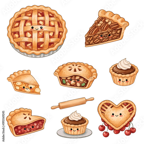 Assorted Cakes and Sweets Collection