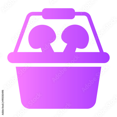 basket gradient icon