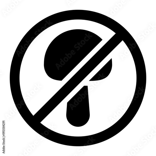 antifungal glyph icon