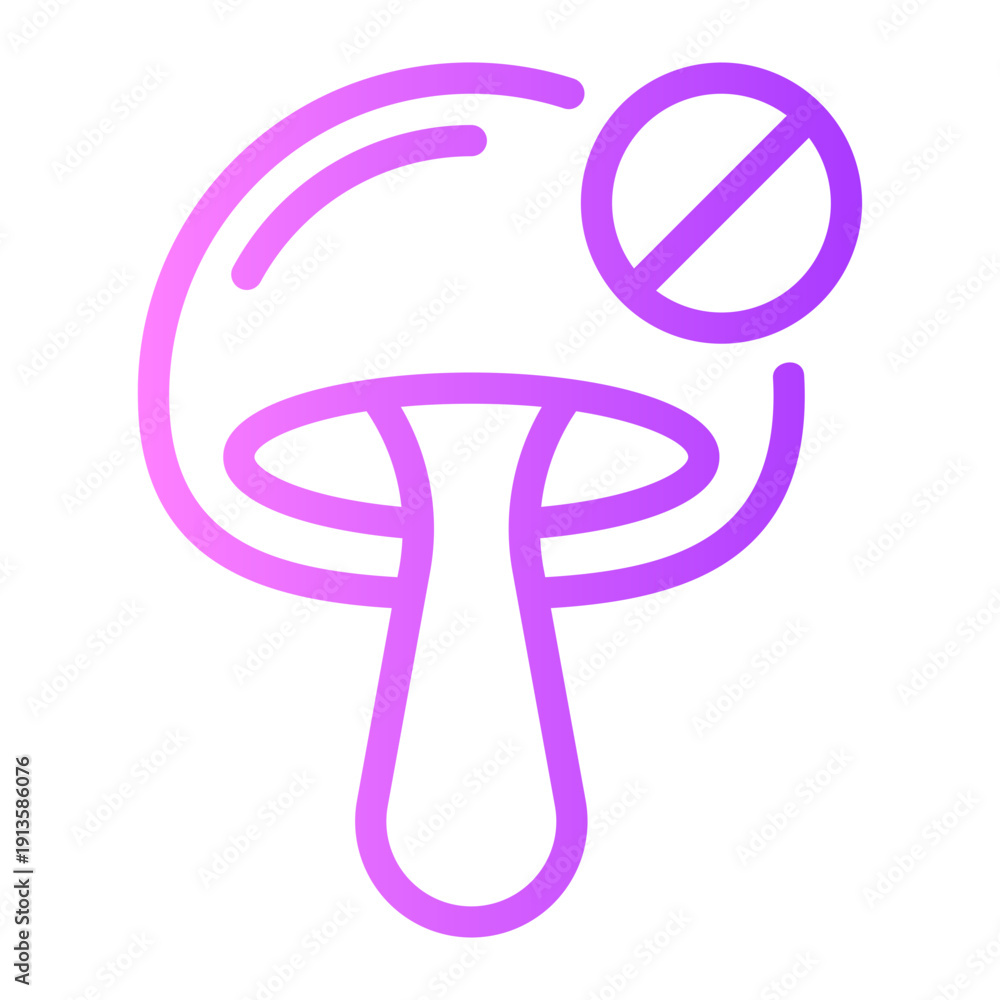 Obraz premium dangerous gradient icon