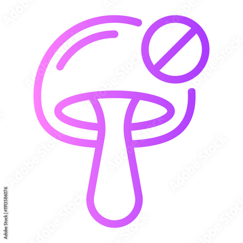 dangerous gradient icon