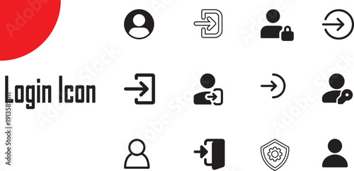 Gemini said
This collection of Login and User Icons features a versatile range of minimalist symbols designed for digital interfaces and security-related applications.