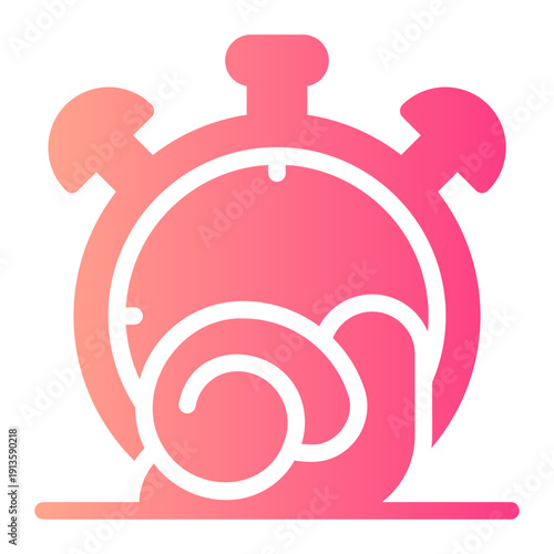 slowly gradient icon