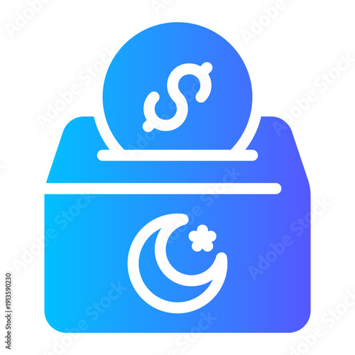 zakat gradient icon