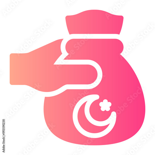 zakat gradient icon