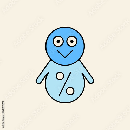 blue bird on white background