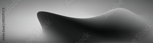 Grey black and white Abstract gradient mesh blurred backgrounds holographic texture long banner eps 10