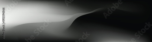 Grey black and white Abstract gradient mesh blurred backgrounds holographic texture long banner eps 10
