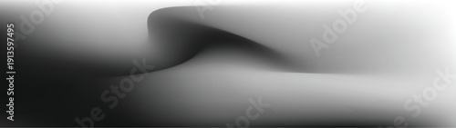 Grey black and white Abstract gradient mesh blurred backgrounds holographic texture long banner eps 10