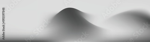 Grey black and white Abstract gradient mesh blurred backgrounds holographic texture long banner eps 10