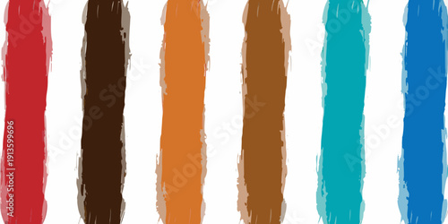 Vertical stripes of vibrant textured colors against a white background