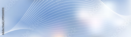 Soft blue backdrop featuring smooth curved line pattern and subtle light gradient effect
