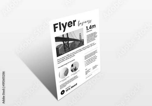 US Letter Flyer Mockup