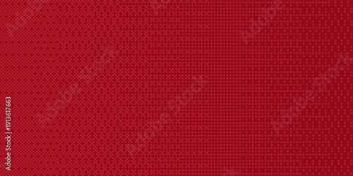 Pixelated bitmap gradient texture. red dither pattern background. Abstract glitchy pattern. 8 bit video game screen wallpaper. Border Wide. Pixel art retro Illustration. art