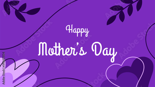 Happy Mother’s Day Vector Background – Modern background Design