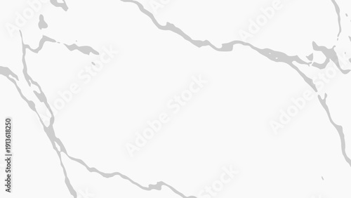 Abstract White Marble Texture with Gray Veins, Elegant Surface Design